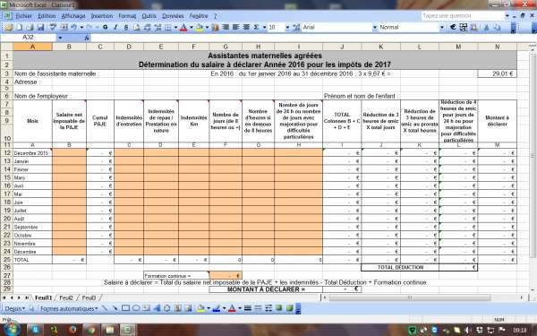 Assmat et impôts ?  AssistantesMaternelles.NET